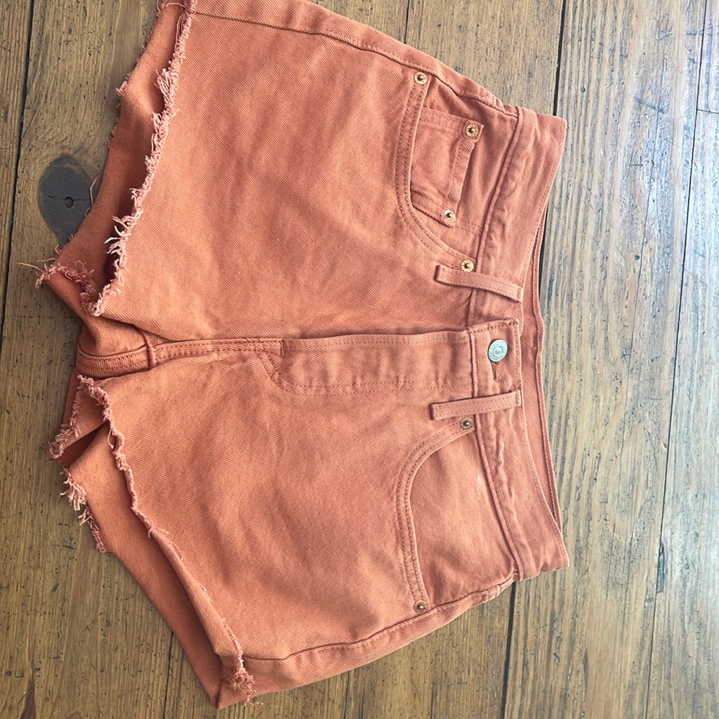 Levis Brand 501 High Waisted Shorts